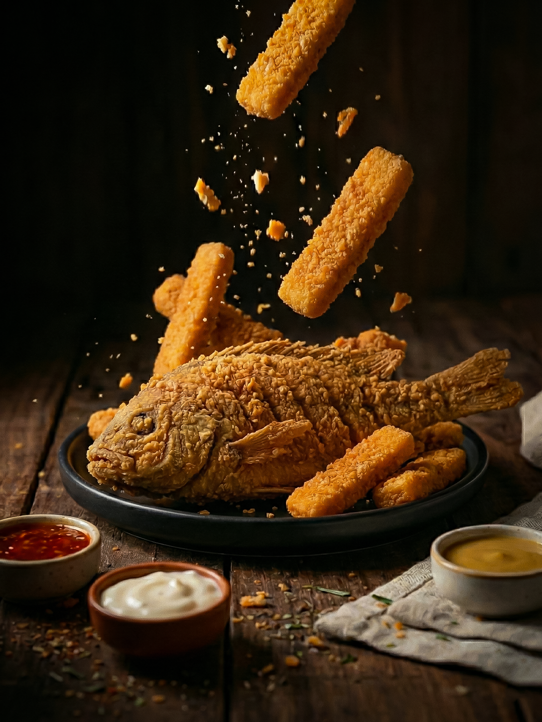 Fresh Fried Fish - The Arabian Chicken Bites